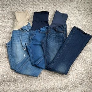 Lot of small maternity jeans